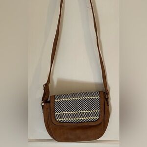 Call It Spring Brown and Black Crossbody Bag